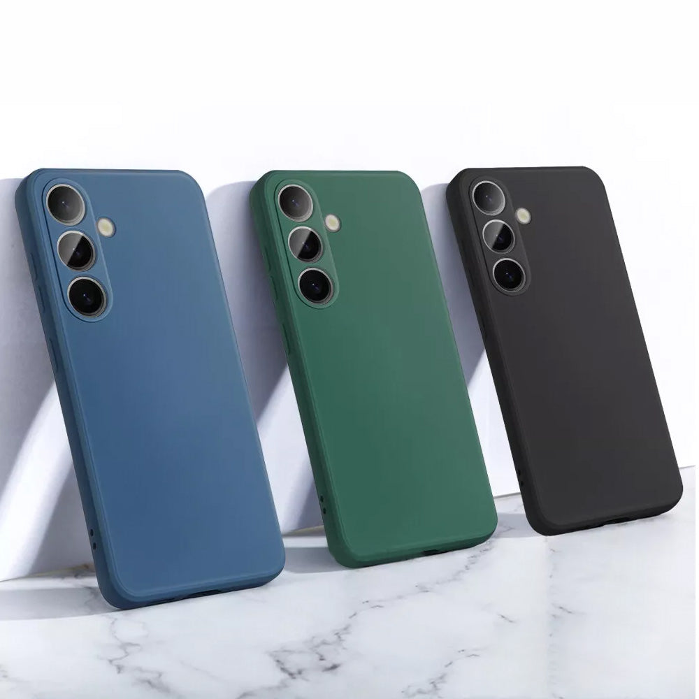 Liquid Silicone Gel Case Cover for Samsung Galaxy S25 S24 S23 S22 S21 S20 FE Plus Ultra